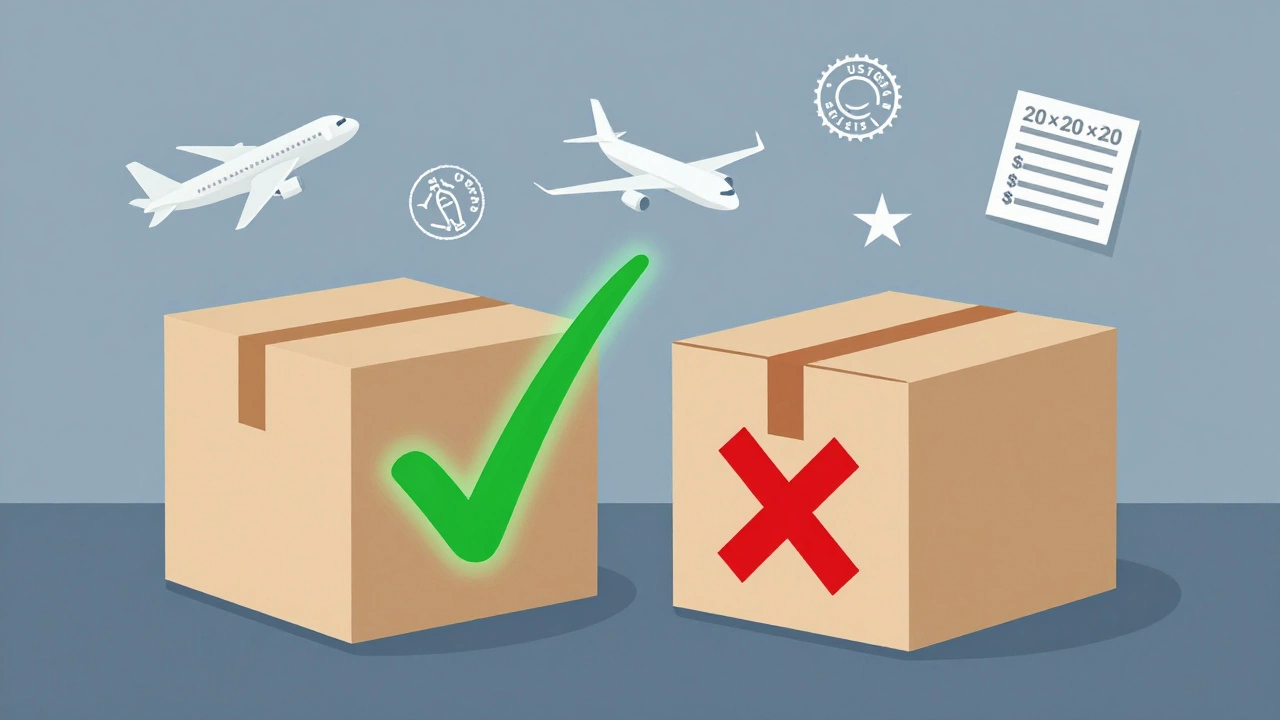 A box splitting into smaller packages with USPS and UPS icons, showing cost-saving options.